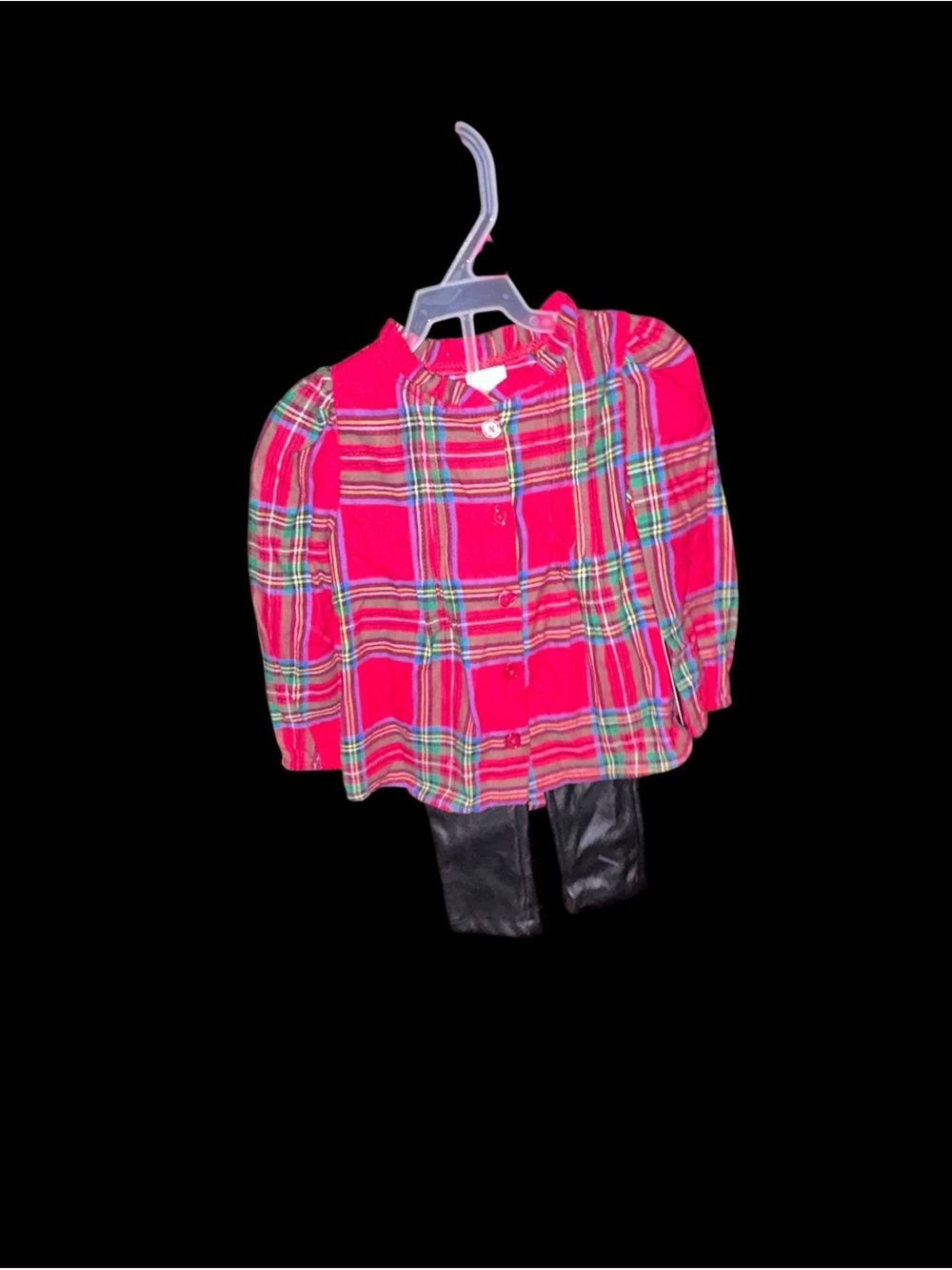 wonder nation Red Plaid Button-Up Shirt
